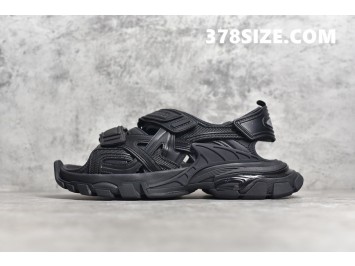 PK 발렌시아가 트랙샌들 블랙