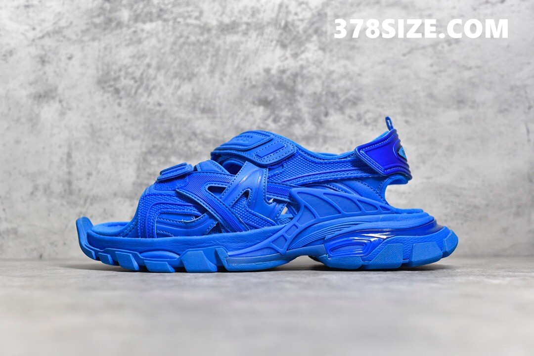 PK 발렌시아가 트랙샌들 화이트 블루