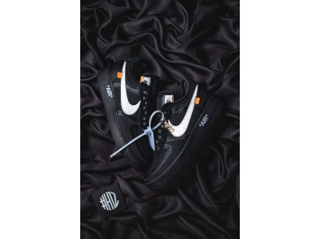 H12 나이키 오프화이트 에어포스1로우 검흰 AO4606-001