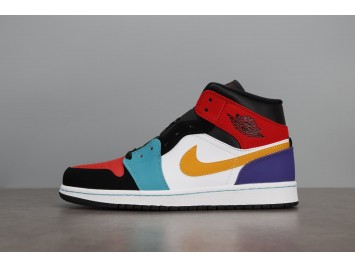 조던 1 미드 멀티컬러 554724-125