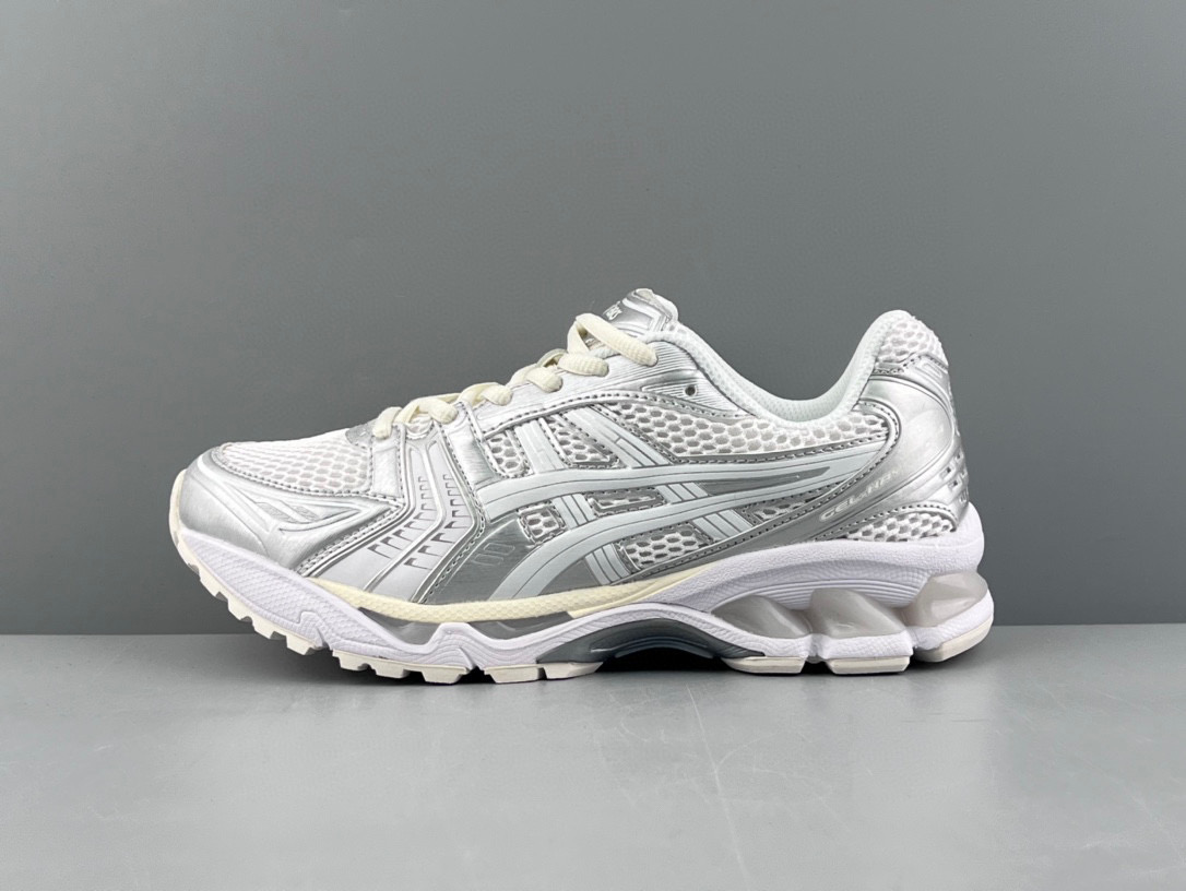 아식스 x JJJ자운드 젤 카야노 14 실버 화이트 1201A457-100