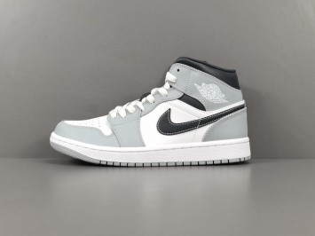 PK 조던 1 미드 라이트 스모크 그레이 앤트러사이트  554724-078