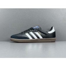 X 아디다스 삼바 OG 블랙 화이트 검 B75807