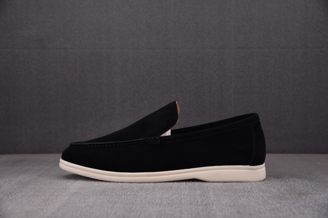 R (W) 로로 피아나 썸머 참스 워크 스웨이드 카프스킨 캐비어 FAE5444