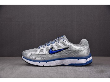 R (W) 나이키 P-6000 메탈릭 실버 레드 BV1021-101