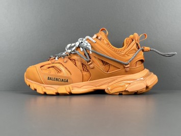 WM 발렌시아가 트랙 트레일 레이스 스니커 오렌지 그레이 800592WTRHK7000