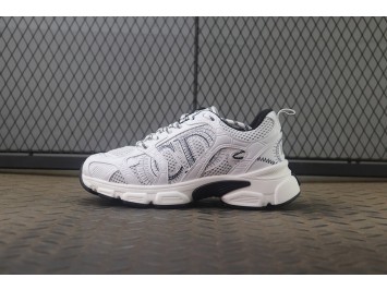 GD 디올 크로노 스니커즈 메쉬 라미네이티드 레더 화이트 블랙 KCK414TRM-S19W