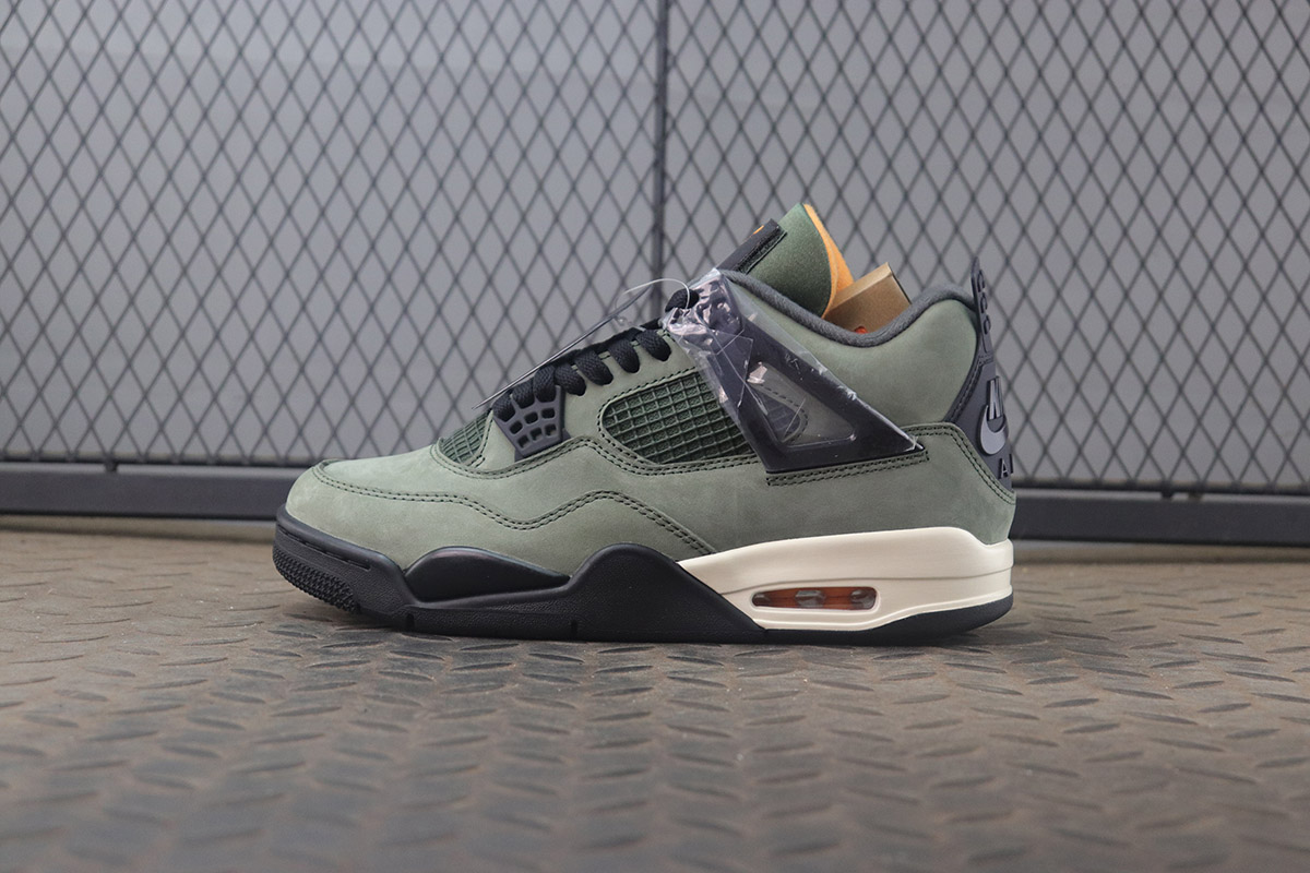 LJR 조던 4 x 언디핏 레트로 OG SP 딥 그린 클레멘타인 IB1519-200